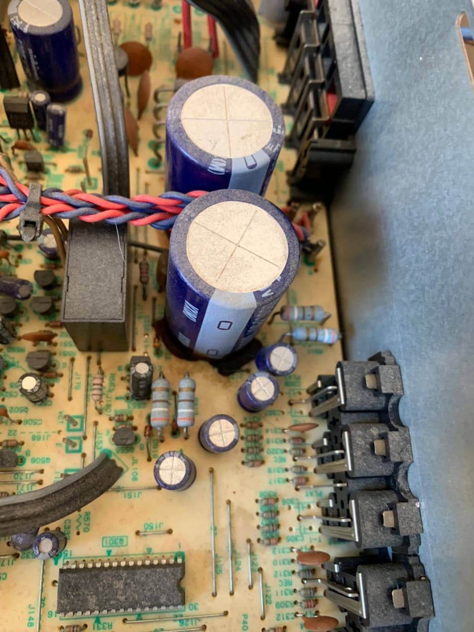 Leaky capacitors