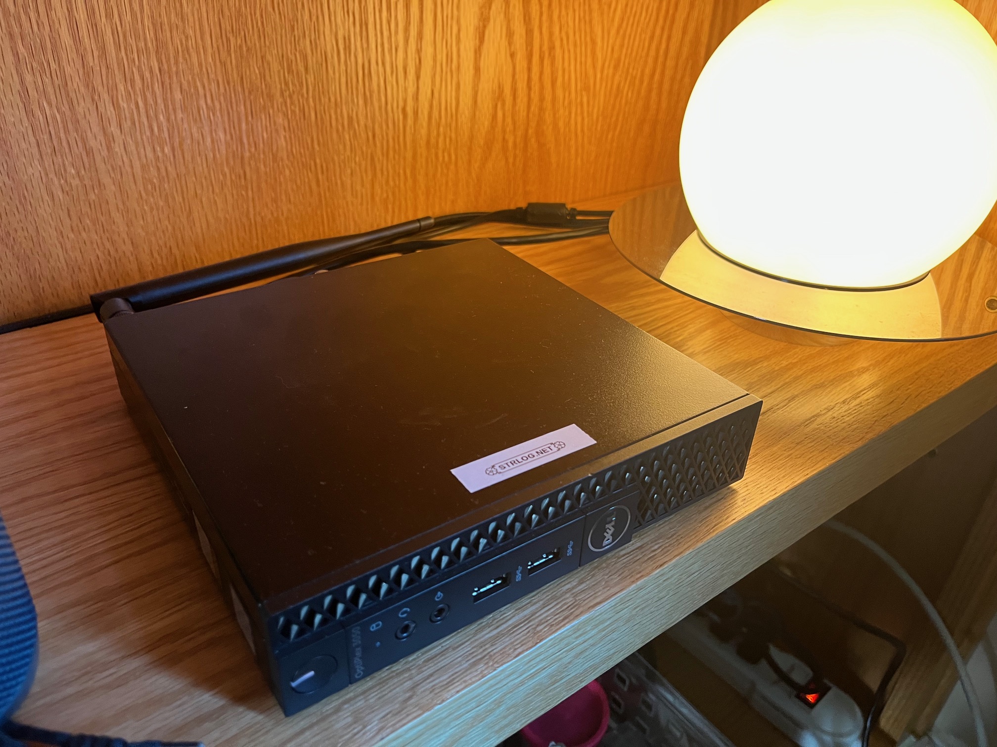 The new host: a Dell Optiplex 3050 running Mint